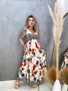 VESTIDO LONGO AMARRADO NA ALÇA