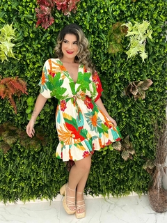 VESTIDO FLORESTA TROPICAL