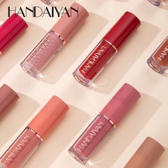 Conjunto De Batom Líquido-Handaiyan 12 cores/Gloss Labial Em Cores Foscas Peroladas na internet