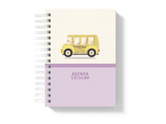 Agenda Escolar | 2025 - Capa Bus Lilás