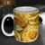 Caneca Branca - Flores 3D - loja online