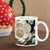 Caneca Branca - Flores 3D - loja online