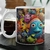 Caneca Branca - Peixe 3D - Brinde - loja online