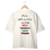 Camiseta Oversized Personalizada com logo, foto, frase - COSTAS -  várias cores.