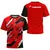 Camiseta Esportiva de Manga Curta com Decote O Masculina, Top Lazer, Badminton C - comprar online