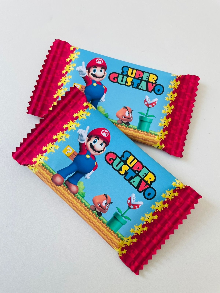 Kit com 15 unidades Jogo da Velha Mario Bros