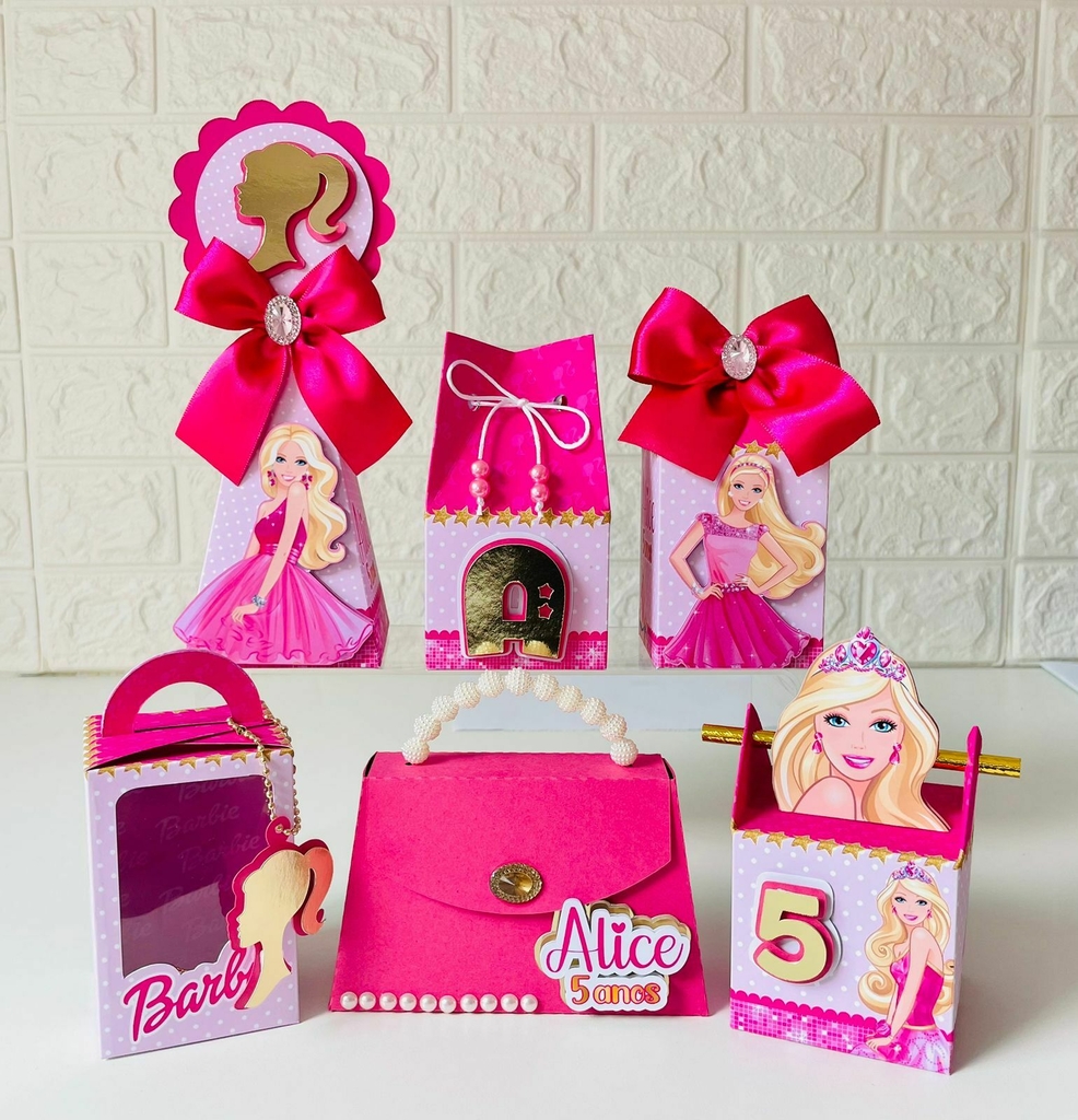 Jogo da Velha Personalizado Barbie