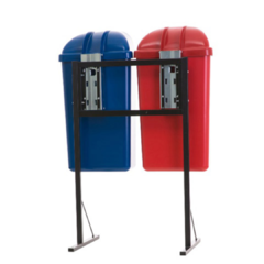 2 PAPELEIRAS PARA COLETA SELETIVA 50L - AÇO - comprar online