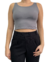 Regata Cropped Essencial 2.4 Cinza