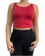 Regata Cropped Essencial 2.4 Vermelha - comprar online