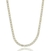 Choker Riviera cristal 3mm, (33+11)cm, ouro branco - comprar online