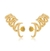 Ear Cuff ZigZag click, dourado, banho 18k - comprar online