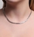 Choker grumê achatada - comprar online