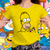 CAMISETA 100% ALGODÃO, BABYLOOK - HOMER SIMPSON