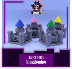 Kit Castelos - Kingdomino - Dobrão 3D 