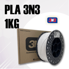 Filamento PLA - Branco - 3N3 - 1.75mm - 1Kg