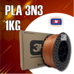 Filamento PLA - Cobre - 3N3 - 1.75mm - 1Kg