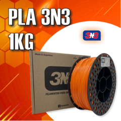 Filamento PLA - Laranja - 3N3 - 1.75mm - 1Kg