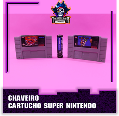 Chaveiro Cartucho Fita Super Nintendo - loja online