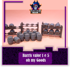 Kit de barris - oh my goods - Dobrão 3D 