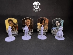 Kit de investigadores Eldritch Horror - Minis Premium - Dobrão 3D 