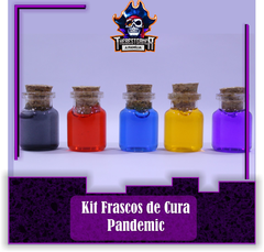 Kit Frascos de Cura - Pandemic na internet