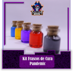 Kit Frascos de Cura - Pandemic - Dobrão 3D 