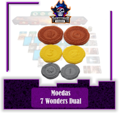 Kit Moedas 7 Wonders Duel - comprar online