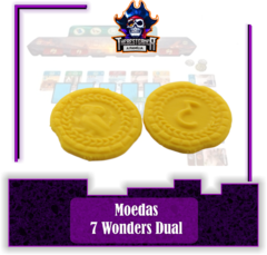 Kit Moedas 7 Wonders Duel - loja online