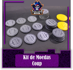 Kit de Moedas Coup - Idênticas ao jogo na internet