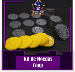 Kit de Moedas Coup - Idênticas ao jogo