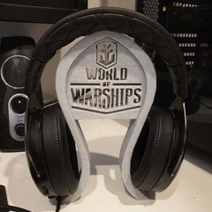 Suporte para headset / Headphone Gamer World of Warships