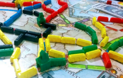 Vagões para o jogo ticket to ride na internet