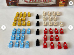 Meeples do Village na cor cinza