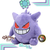 Línea Pokémon Fit - trío fantasmal - Pokémon Center Japón - Gastly / Haunter / Gengar - comprar en línea