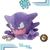 Imagen de Línea Pokémon Fit - trío fantasmal - Pokémon Center Japón - Gastly / Haunter / Gengar