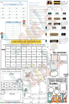 Pack Educativo Sustantivos 1er Ciclo - comprar online