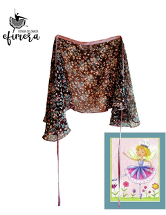 Pollerin Estampado bailarinas Infantil - Efimeradanza.com.ar