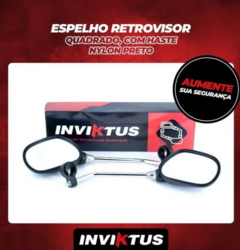 Espelho Retrovisor Quadrado Inviktus