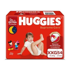 Fralda Huggies Supreme Care XXG C/ 54 Un.