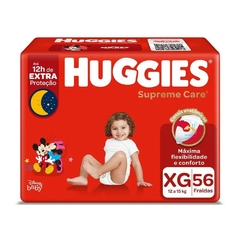 Fralda Huggies Supreme Care XG C/ 56 Un.