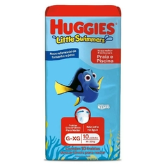 Fralda Huggies Praia e Piscina Little Swimmers G-XG C/10 Un.