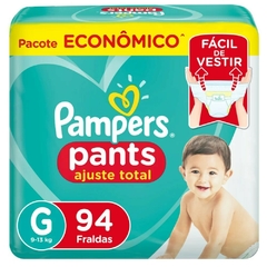 Fralda Pampers Pants Ajuste Total G C/94 Un.