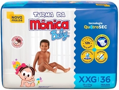 Fralda Turma da Mônica XXG C/36 Un.