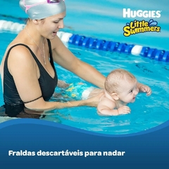 Fralda Huggies Praia e Piscina Little Swimmers M-G C/ 10 Un. - Fraldaria Kinderbaby.com