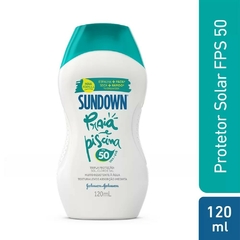 Protetor Solar Sundown Praia e Piscina FPS50 com 120ml