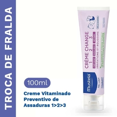 Creme Vitaminado Mustela Preventivo de Assaduras 123 100ml. - comprar online