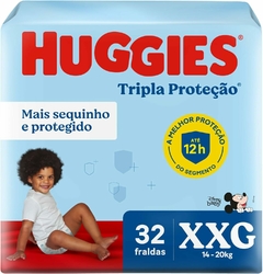 Fralda Huggies Tripla Proteção XXG C/32 Un.