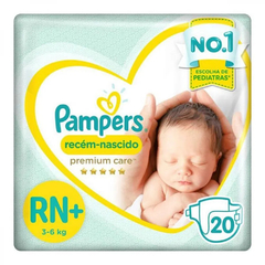 Fralda Pampers Premium Care RN+ C/20 Un.