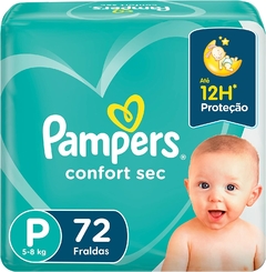 Fralda Pampers Confort Sec P C/72 Un.